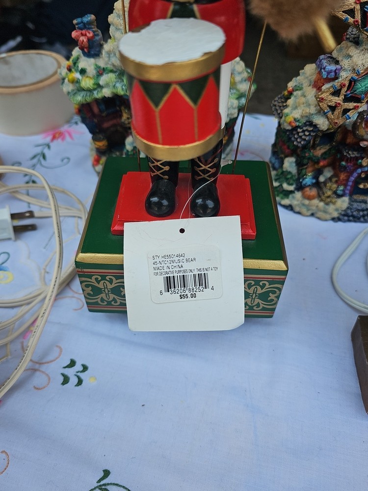 Macy's Musical Drummer Bear Nutcracker