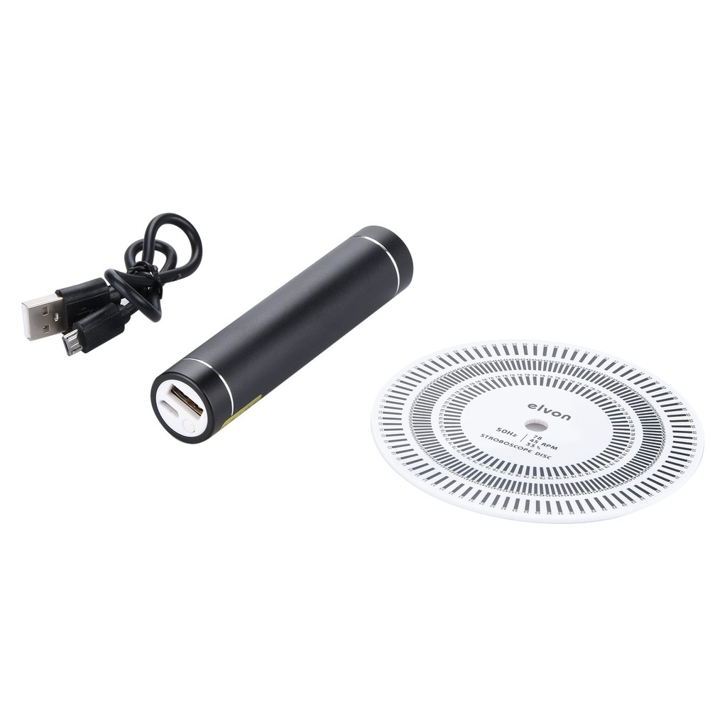 Turntable LP Record Stroboscopic Speed Strobe Light+Tachometer Disc Tester Tool