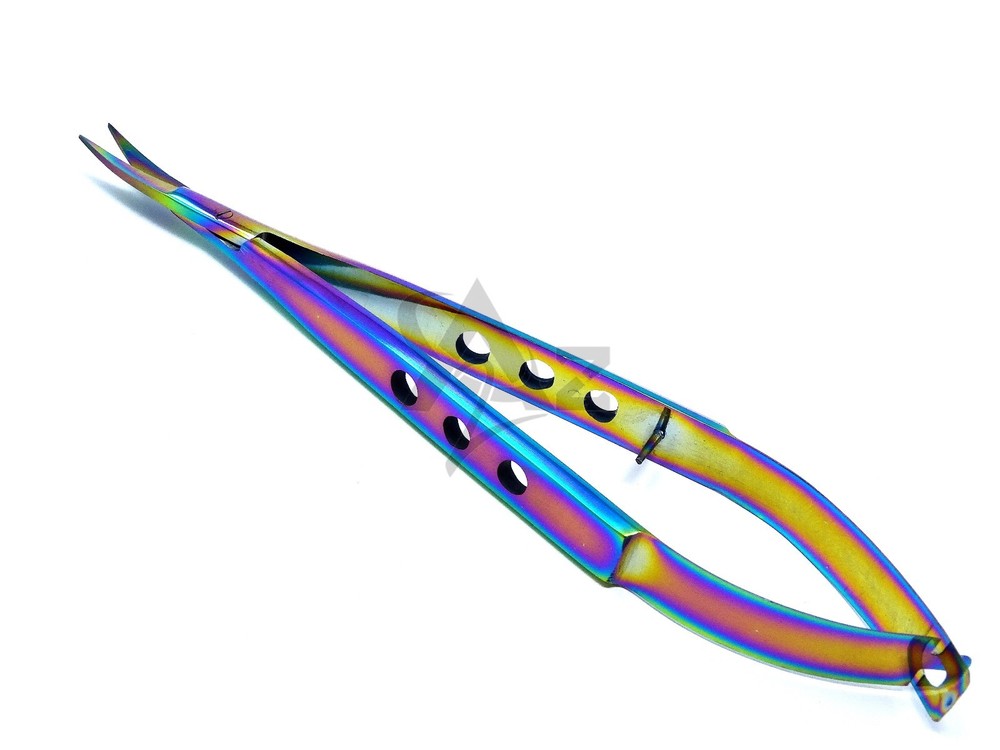 CASTROVIEJO Stitch MicroSurgical Scissors Sharp/Sharp 5.5"Curved Premium Quality