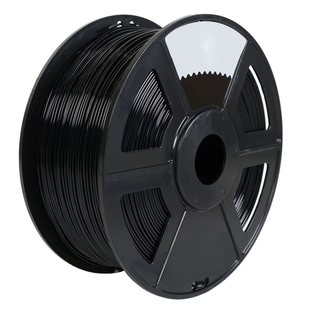 Black 3D Printer Filament 1.75mm 1KG ABS For Print MakerBot RepRap