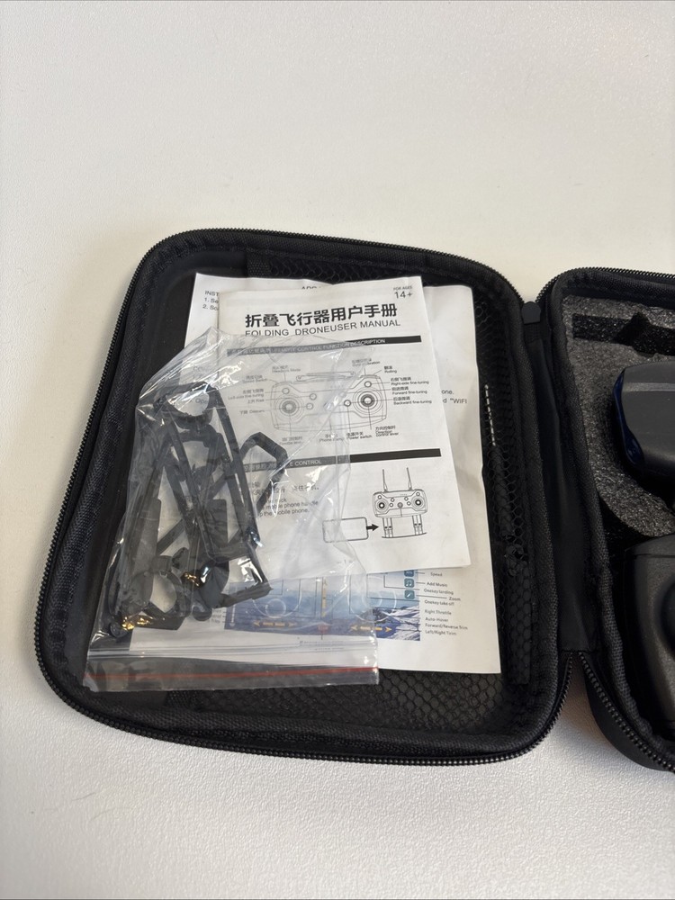 E88 Pro Drone Folding Drone In Case With Instructions