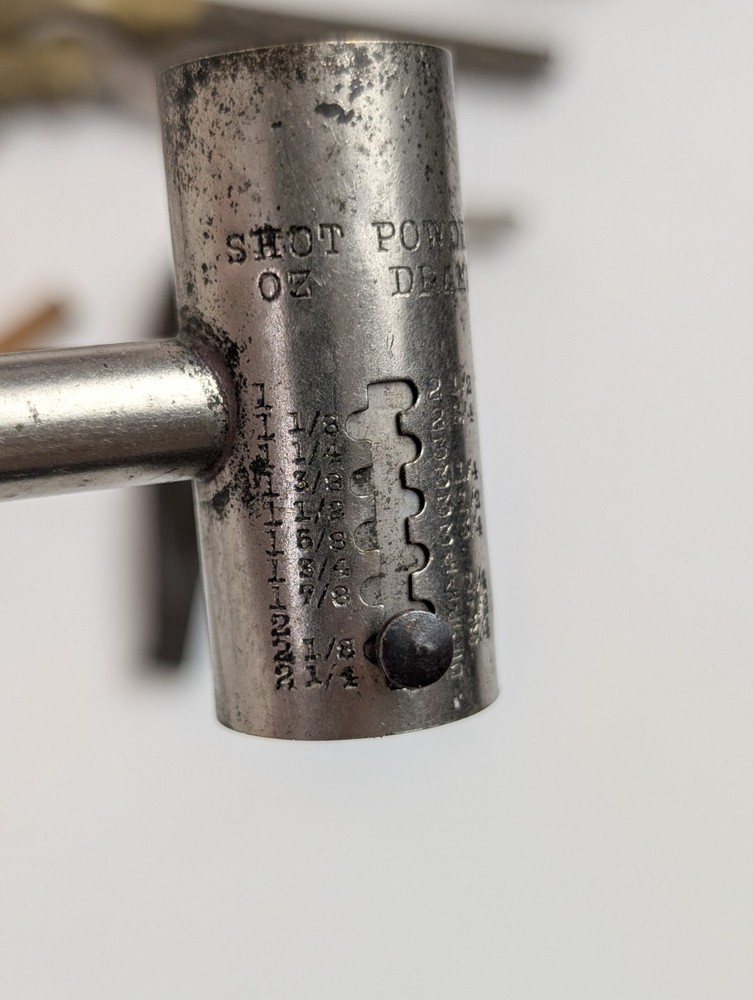 Antique black powder reloading / muzzleloading tool lot.