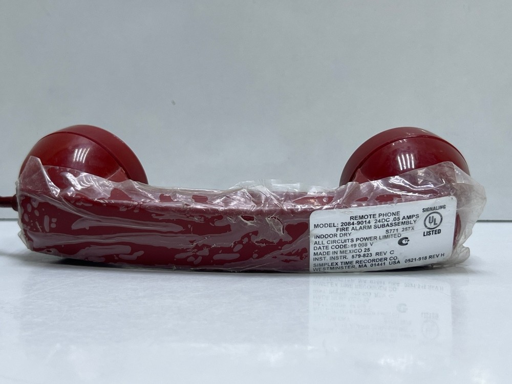 Simplex 2084-9014 Telephone Red