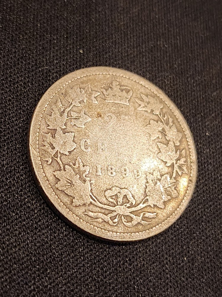 1899 Canada 25 Cents Silver Coin