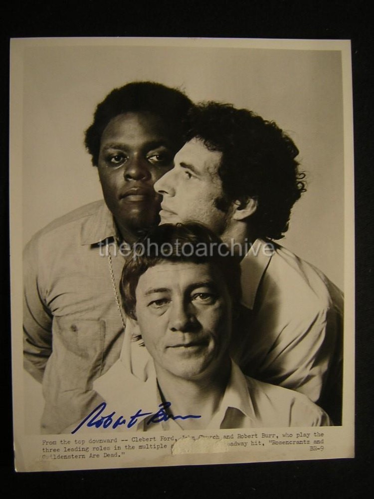 Robert Burr Original Signed Autographed Photo 424U