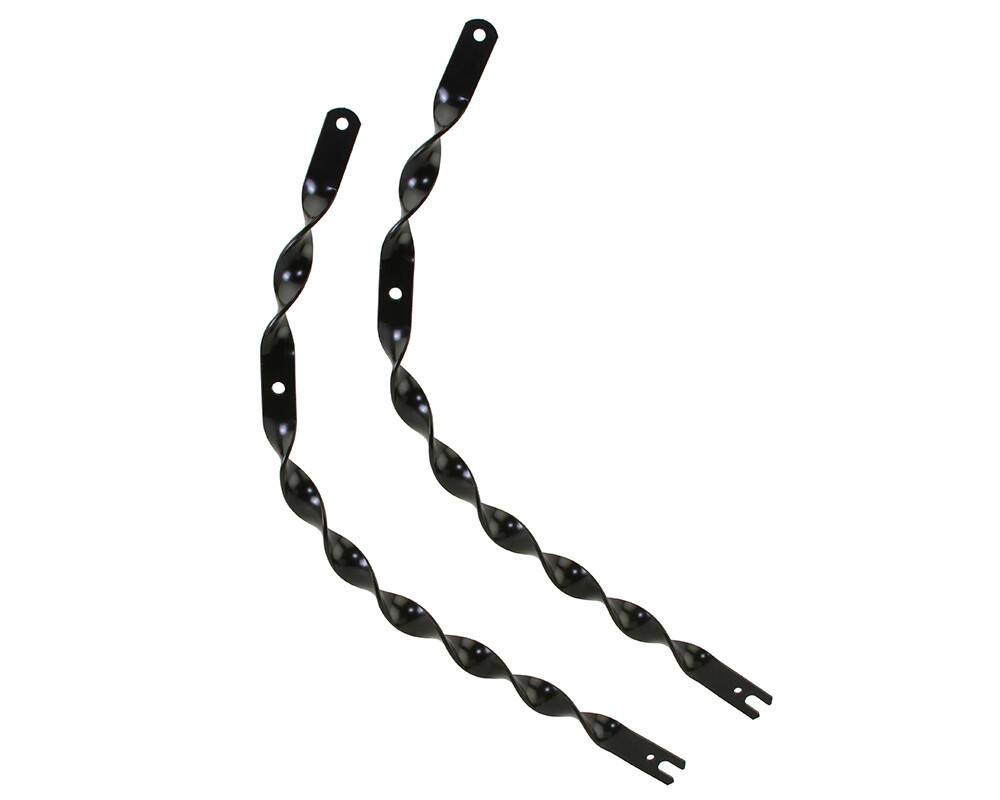 Bike 26 Bent Flat Twisted Spring Fork Legs Black.