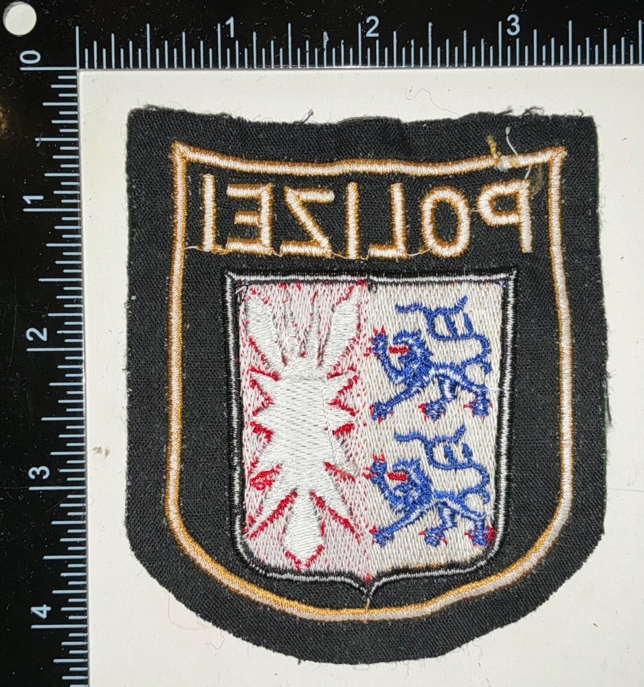 VINTAGE West German Police Polizei Patch