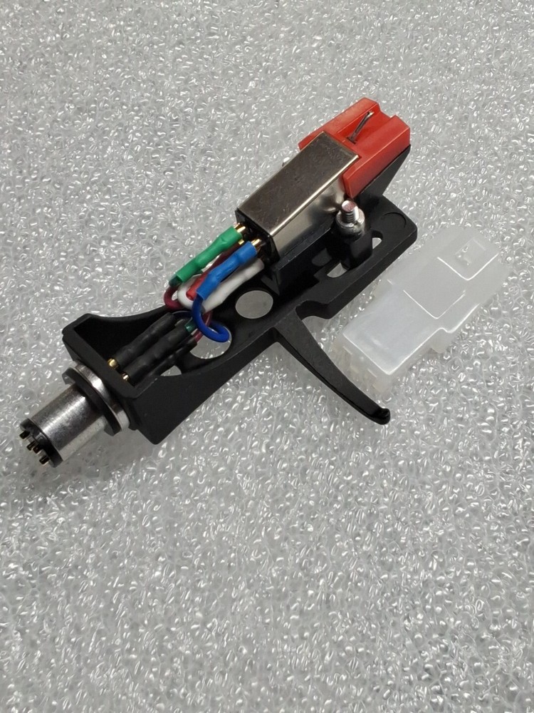 TECHNICS STYLE BLACK Headshell Cartridge COMBO with new Diamond Stylus
