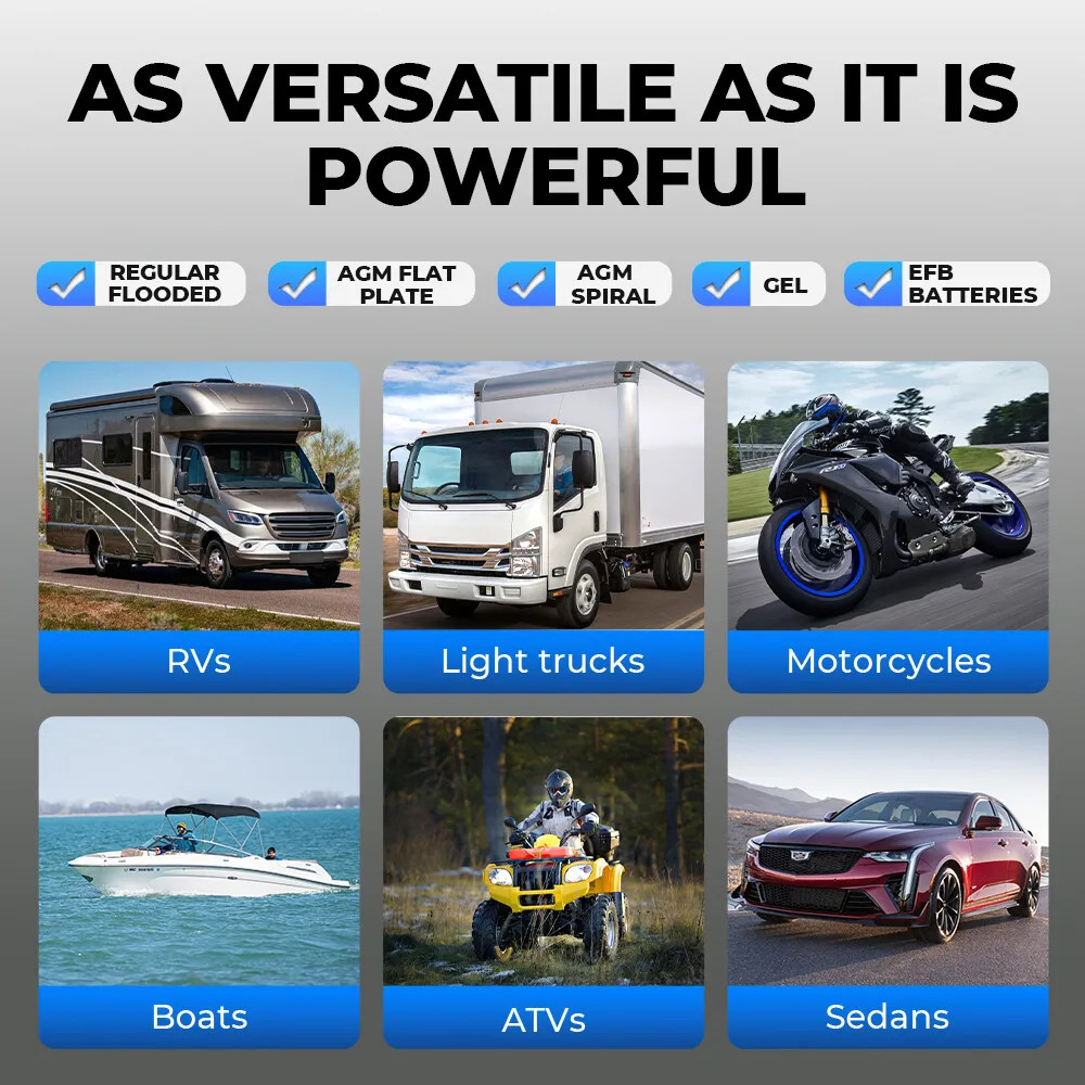 TOPDON BTMobile Pros Bluetooth Car Battery Analyzer 2000 CCA iOS Android App