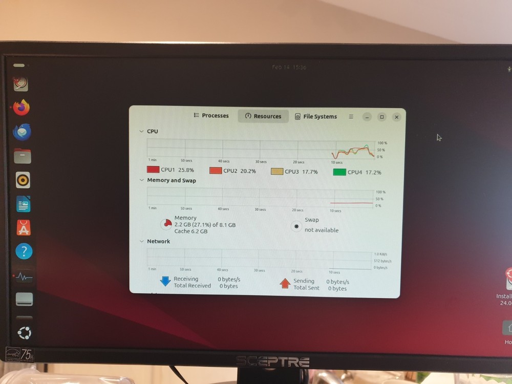 Linux Ubuntu 24.04.3 LTS, 64-bit, Bootable Live and Install USB Flash Drive