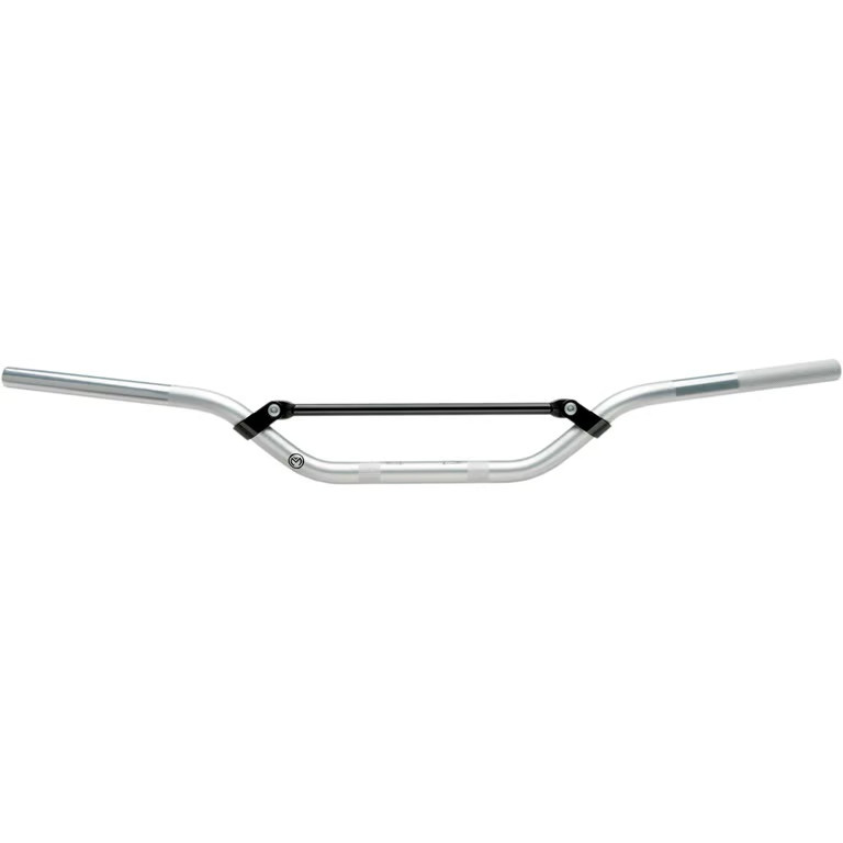 Moose 7/8in. Competition Handlebar - Raptor - Silver Motorcycle ATV/UTV