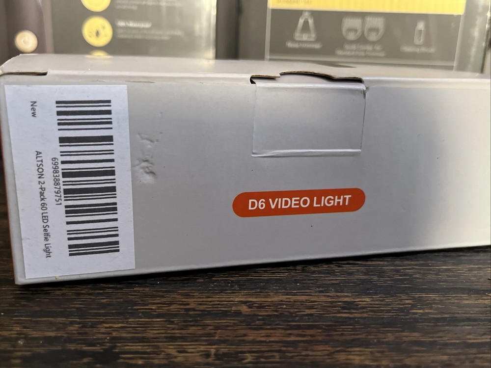 D6 Video Light 5v 2a