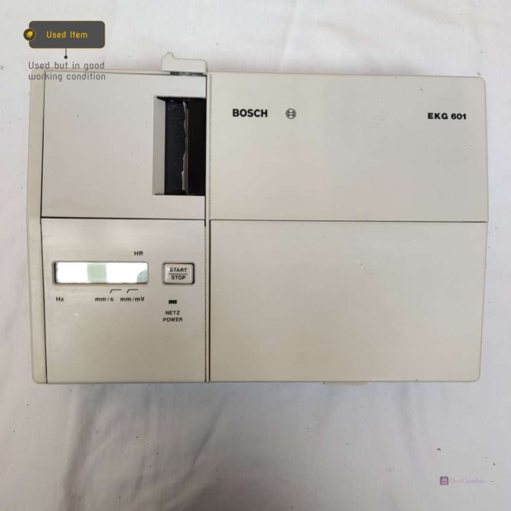 BOSCH EKG601 ELECTROCARDIOGRAPH WITH CABLES