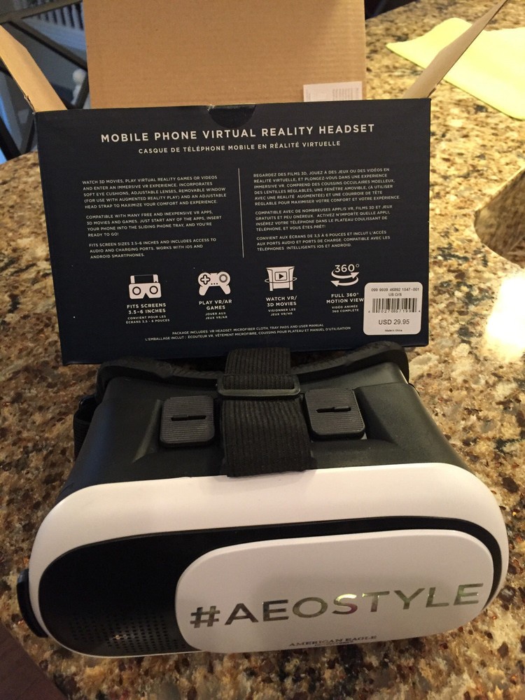 Mobile Phone Virtual Reality Headset - Orig $29.95