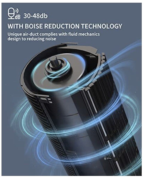 oscillating tower fan with remote