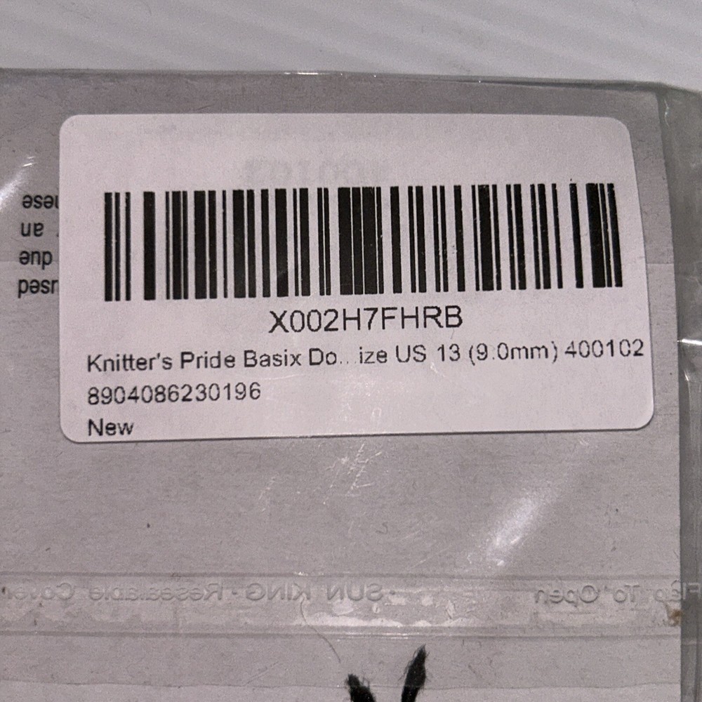 Knitter's Pride Basix Double Pointed Needles 9mm 13