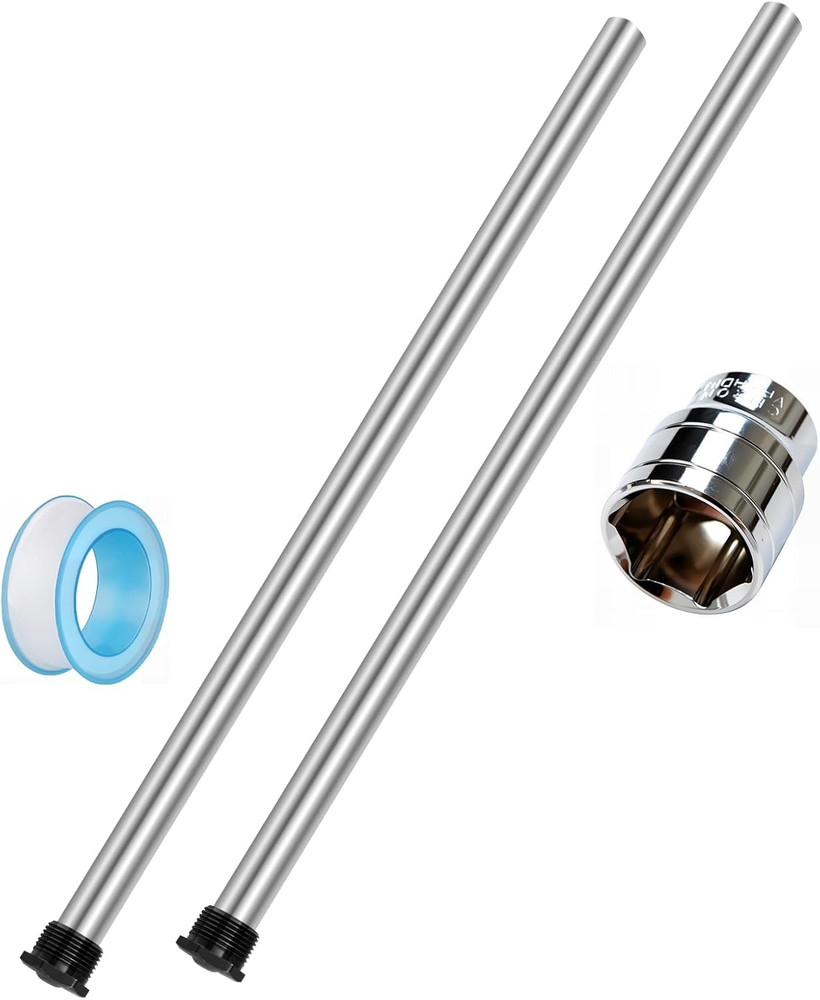 Anode Rod for Hot Water Heater(2 Pack) Water Heater Anode Rod.21.65 Inch Long, C