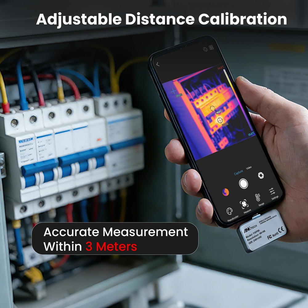 ANXTECH Infrared Thermal Image Camera Super Resolution 240*240 for Android