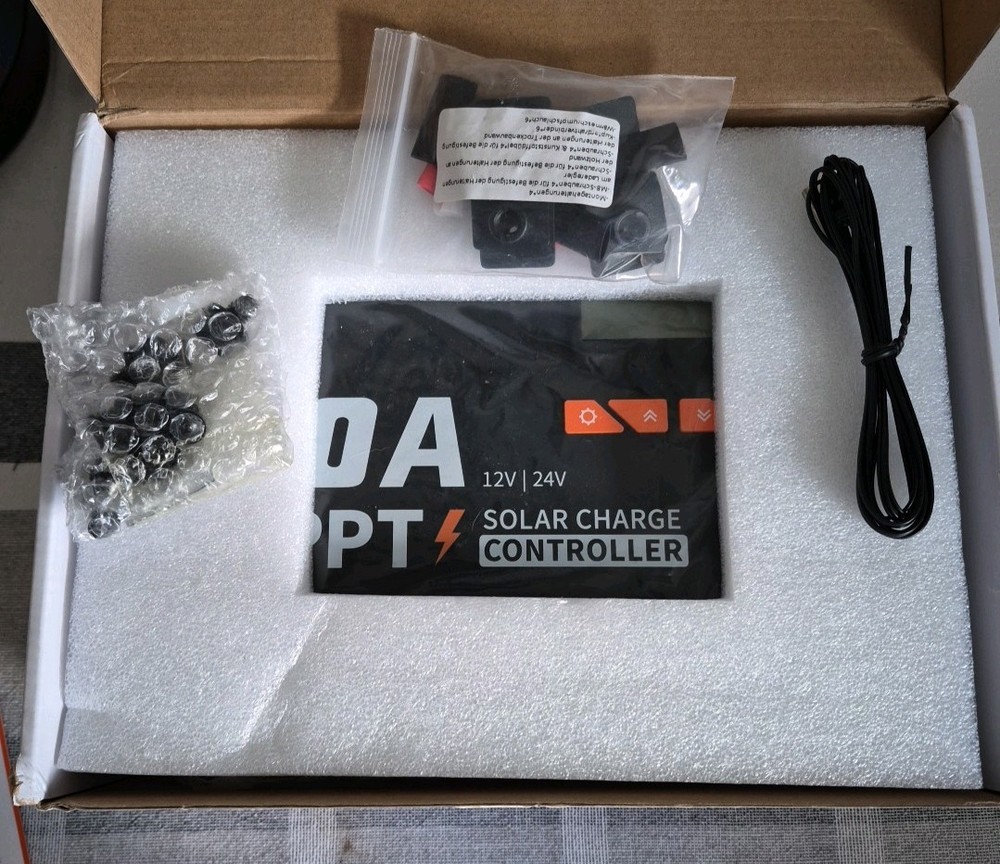 Li Time 30Amp MPPT Solar Controller, 12V/24V, LED Indicator