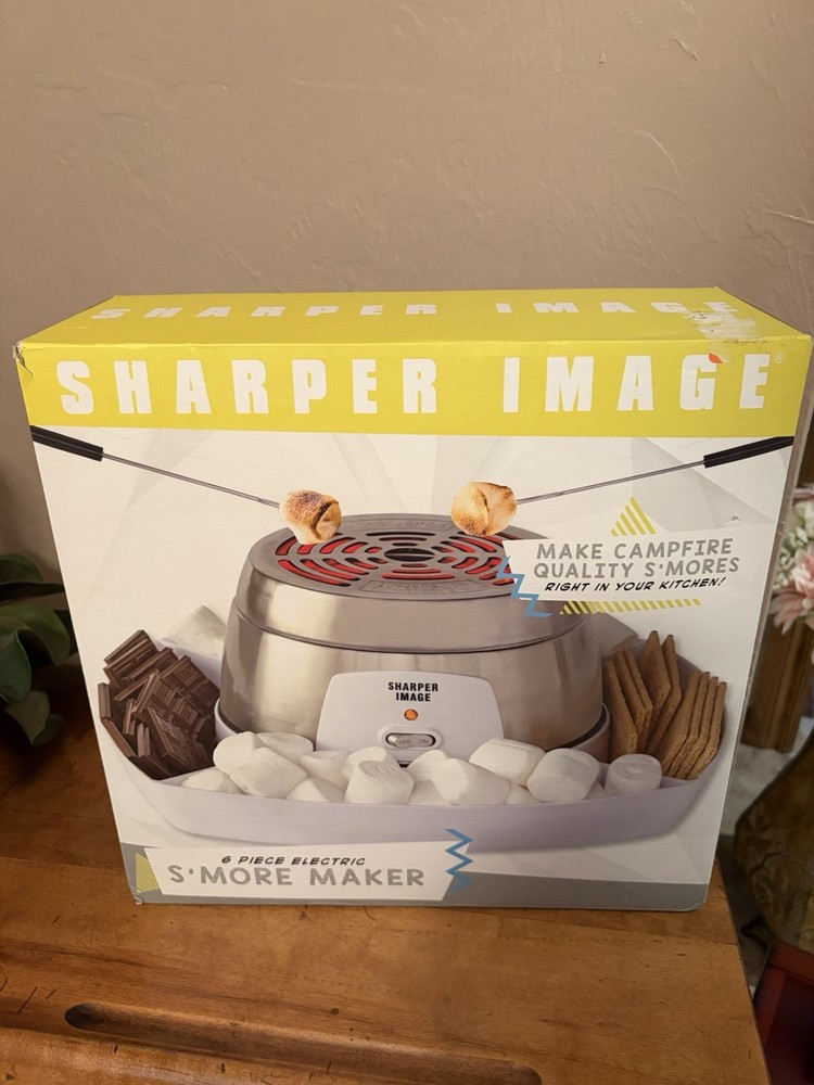 Sharper Image S’mores Maker 6 Pc Electric New