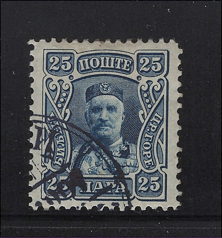 Montenegro Scott # 81 Used Single 1907