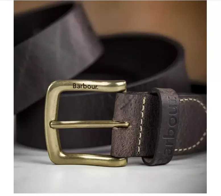 Barbour Leather Belt Size Large