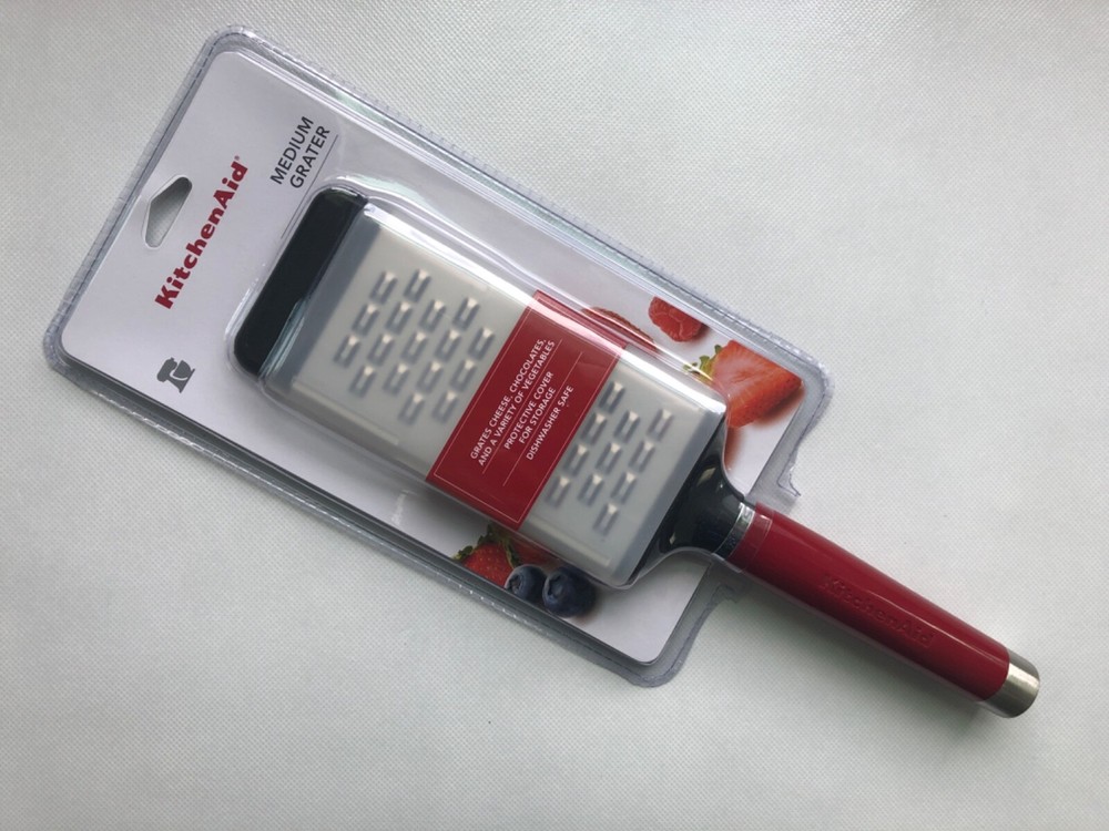 New KitchenAid Empire Red (HERA) Etched Medium Grater