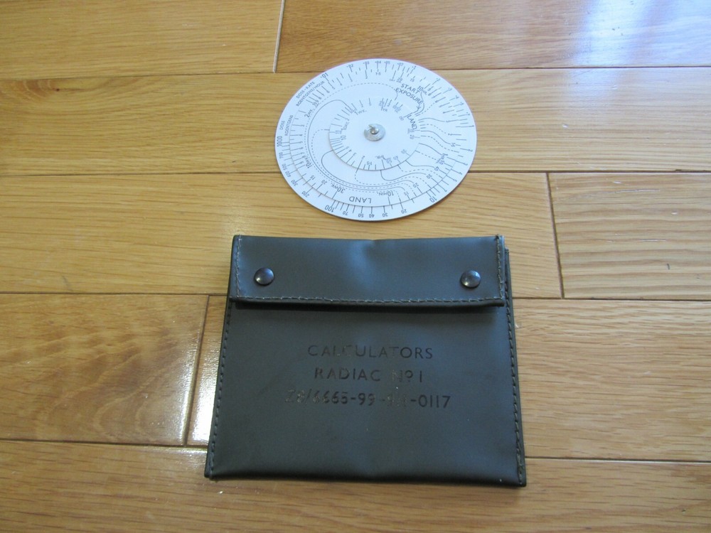 Nuclear Blast / Atomic Burst Slide Rule!  Cold War COOL! Open Fire With Atoms!