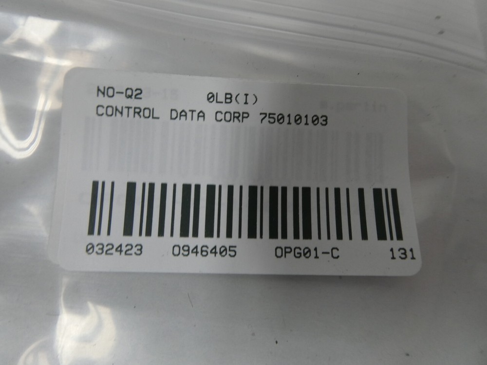 Control Data Corp 75010103 Head Arm Port Assembly