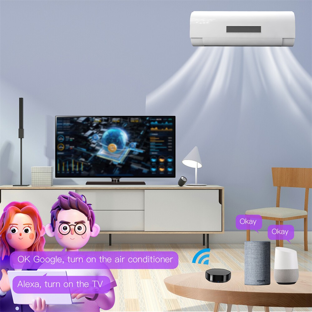 MOES WiFi 2in1 Wireless Multi-Mode Gateway Hub + Universal IR Remote Controller