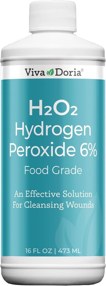 6% Food Grade Hydrogen Peroxide, 16 Fl Oz - Safe, Pure & Convenient Solution