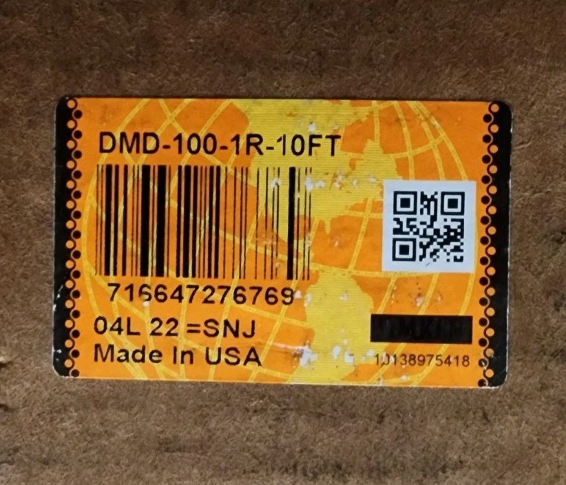 Diamond X-1470-010 Single Roller Chain 10ft DMD-100-1R-10FT