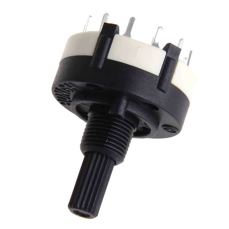 RS26 Selectable Band Rotary Channel Selector Switch Single Deck Rotary Switch