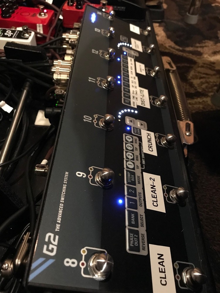 GigRig G2 Custom Guitar Pedal Board, 13 pedals/components, Schmidt Array w/Lid