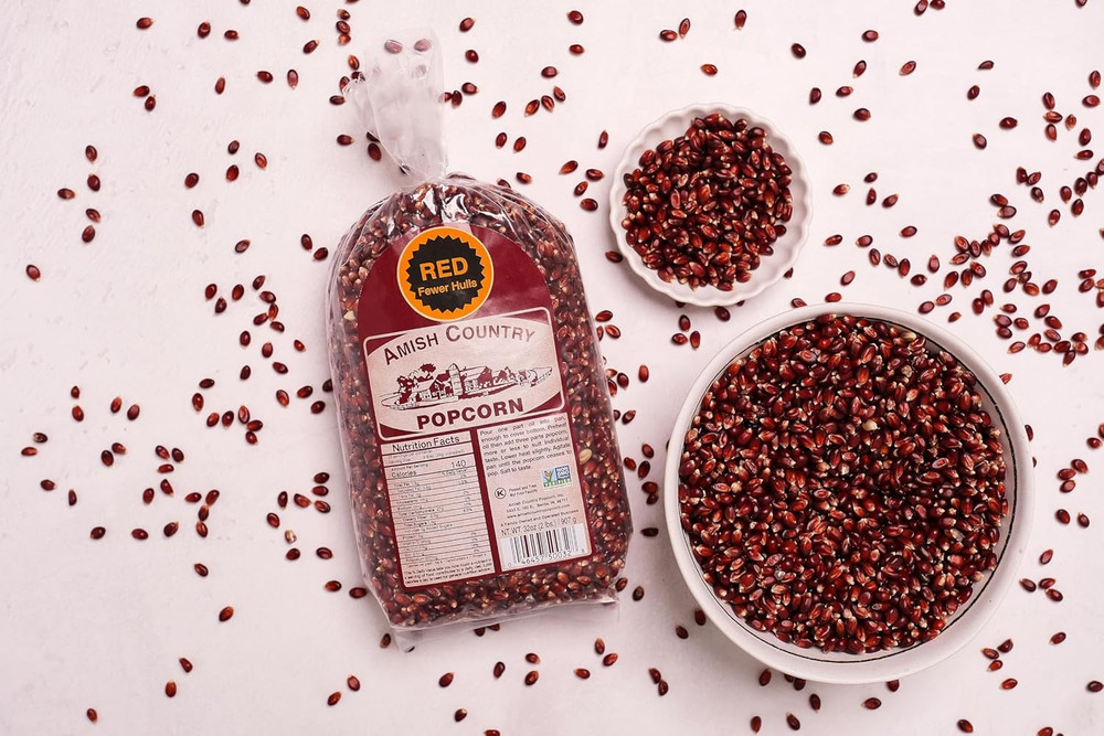 Red Popcorn Kernels - 6 Lbs Bag