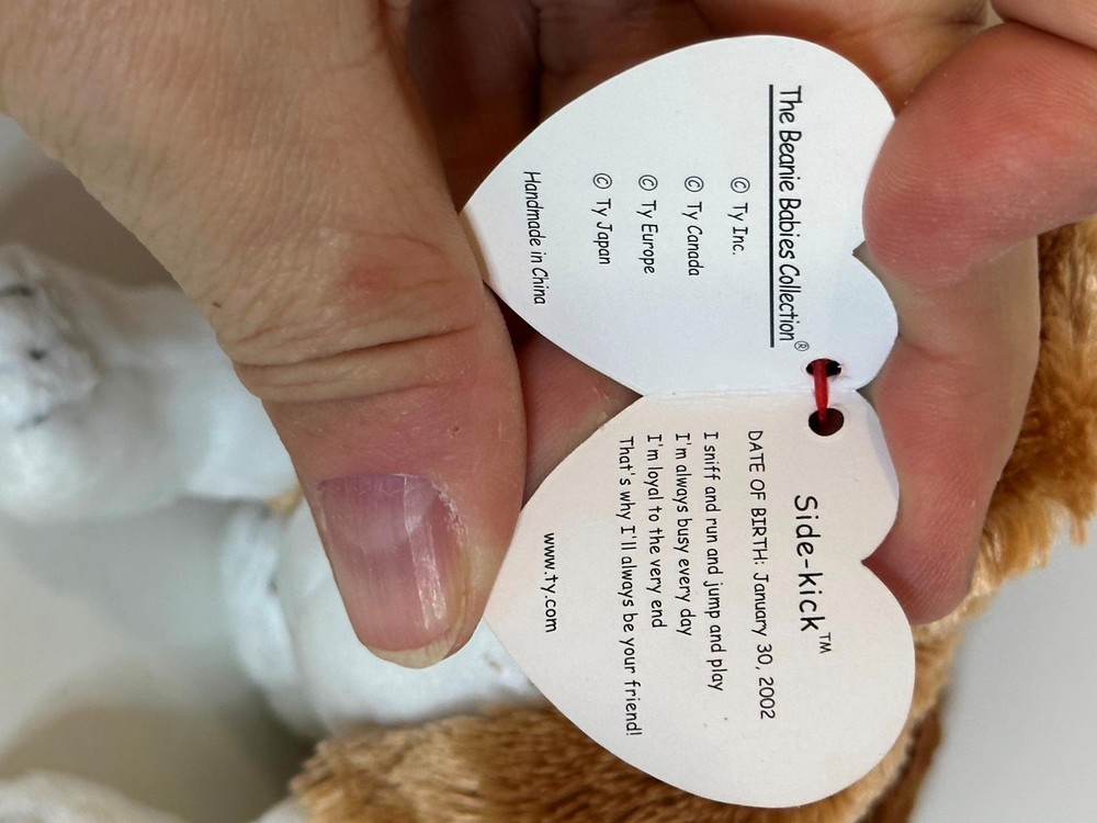 Beagle Side-kick 2002 TY Beanie ~