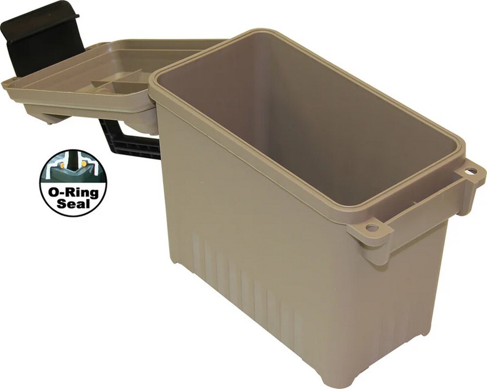 MTM 5 Mini-CAN Polypropylene Heavy-Duty Plastic Stackable Ammo Crate - AC5C