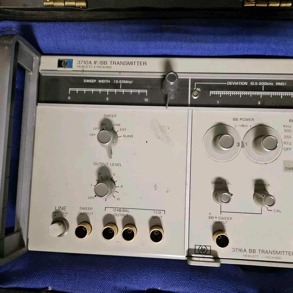 Vintage 3710A HEWLETT PACKARD HP 3710A IF/BB TRANSMITTER Not Tested