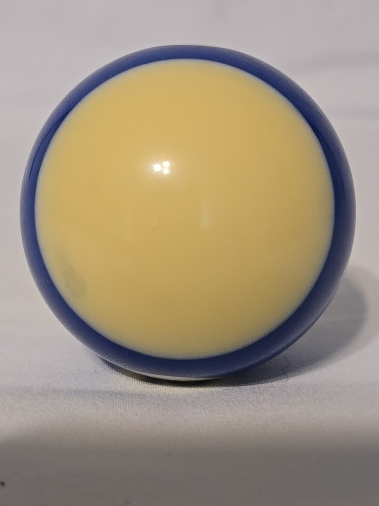 Vintage Blue #10 Striped 2 ¼" Single Pool Ball For Replacement Or DIY