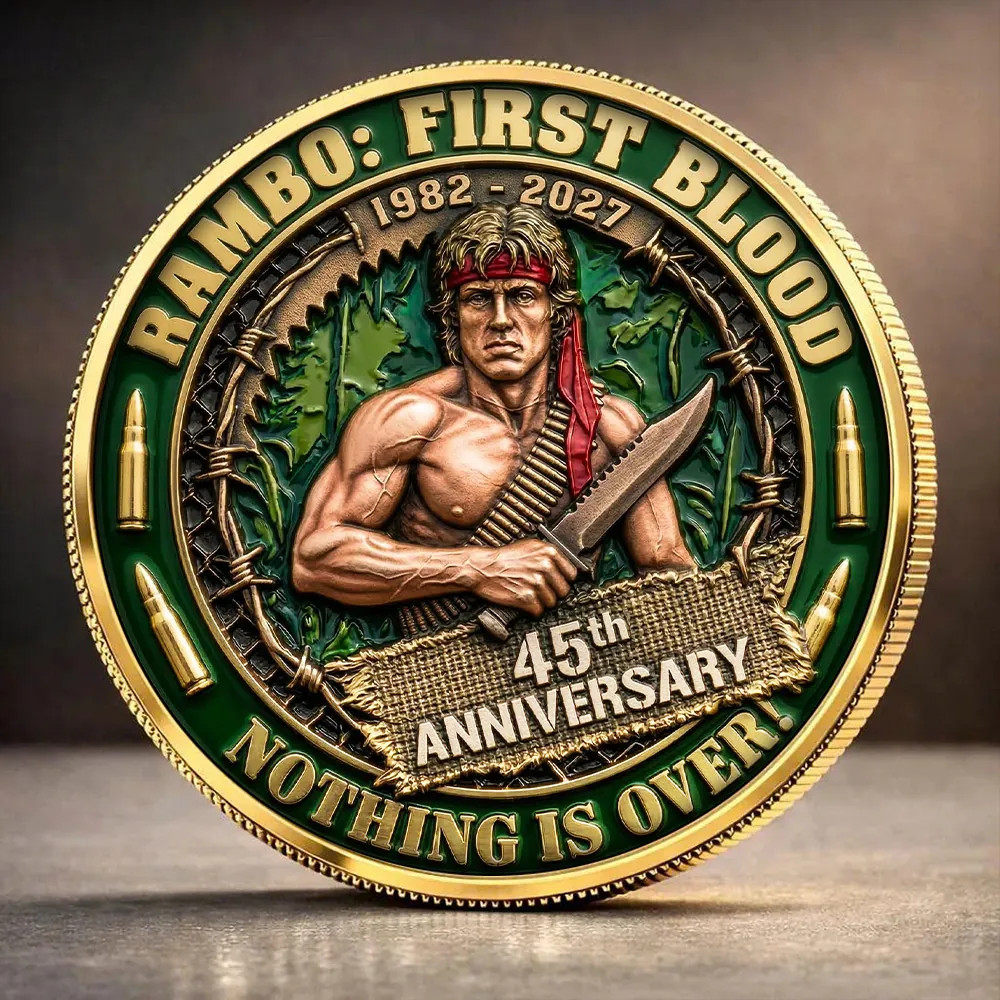 Rambo 45th Anniversary Commemorative Coin