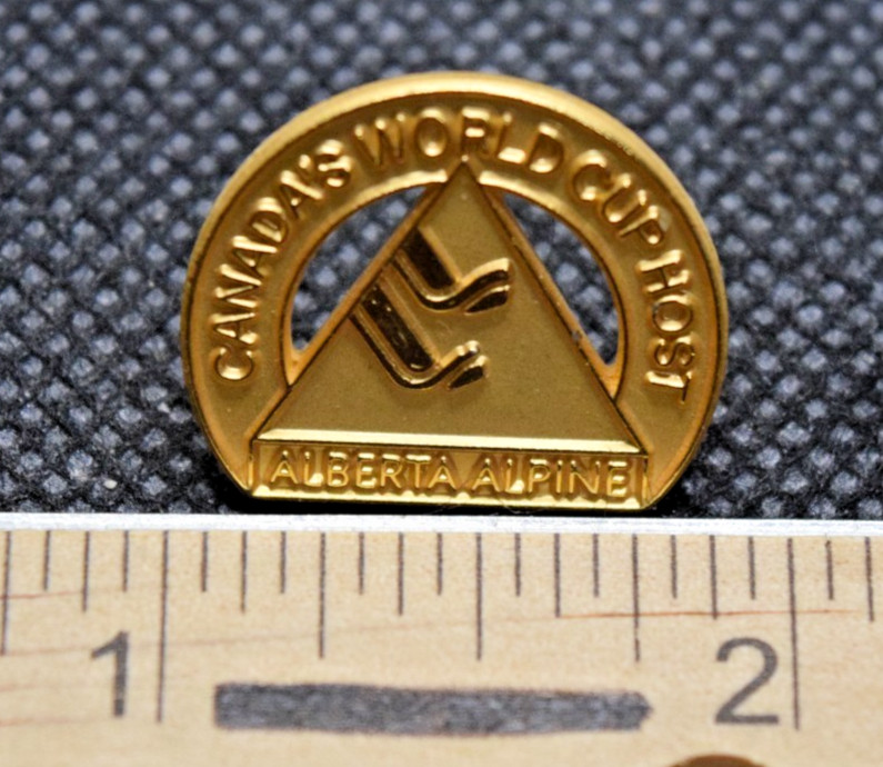 Alberta Alpine Canada's World Cup Host Ski Lapel Pin