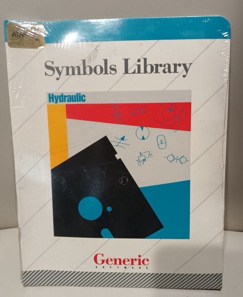 Symbols Library - Hydraulic by Generic Software; Atari ST ; New Old Stock