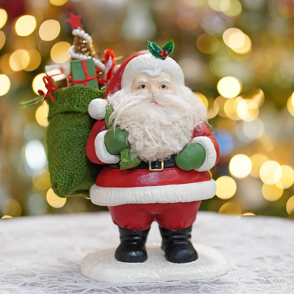 Jolly Retro Santa Claus