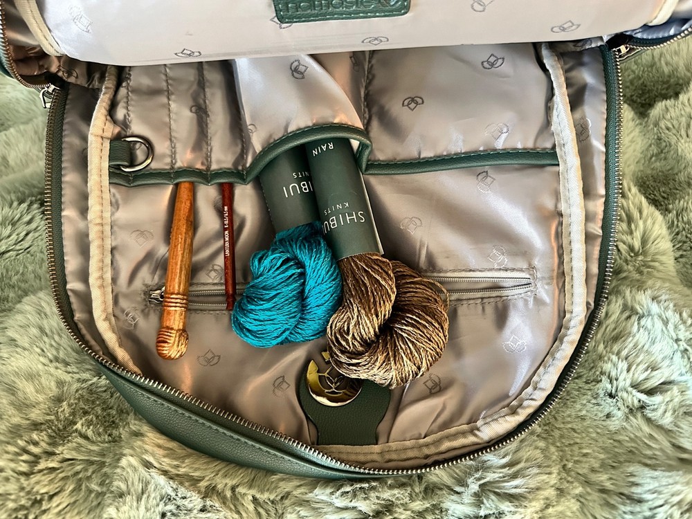 Namaste Della Q Knitters'/Crafters' Backpack