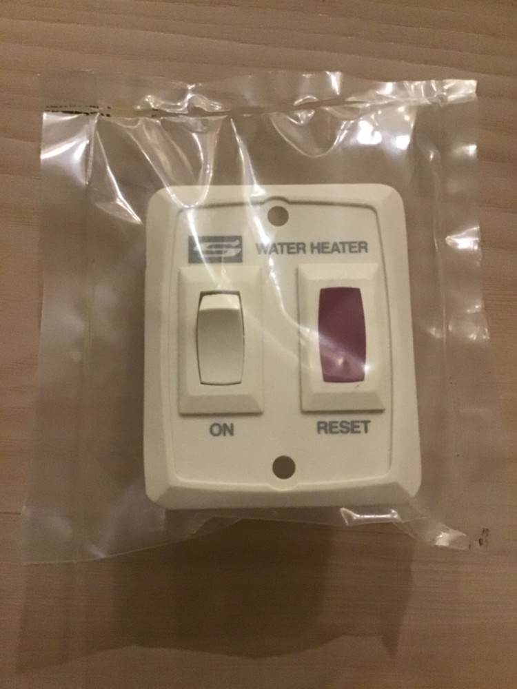 Single Water Heater ON/OFF Wall Switch - RV Interior Wall Mount On/Off Switch