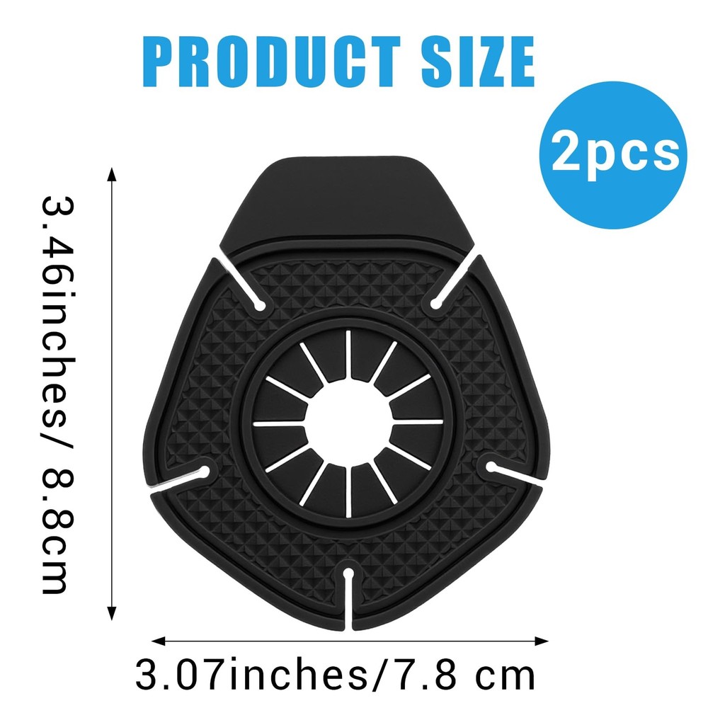 2PCS Silicone Windshield Wiper Covers Arm Hole Protector Pivot Guards, Front...