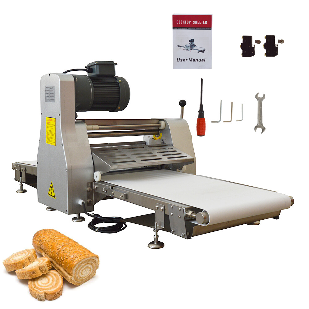 Dough Sheeter Pizza Dough Roller Sheeter Machine Press Pastry Maker 110V