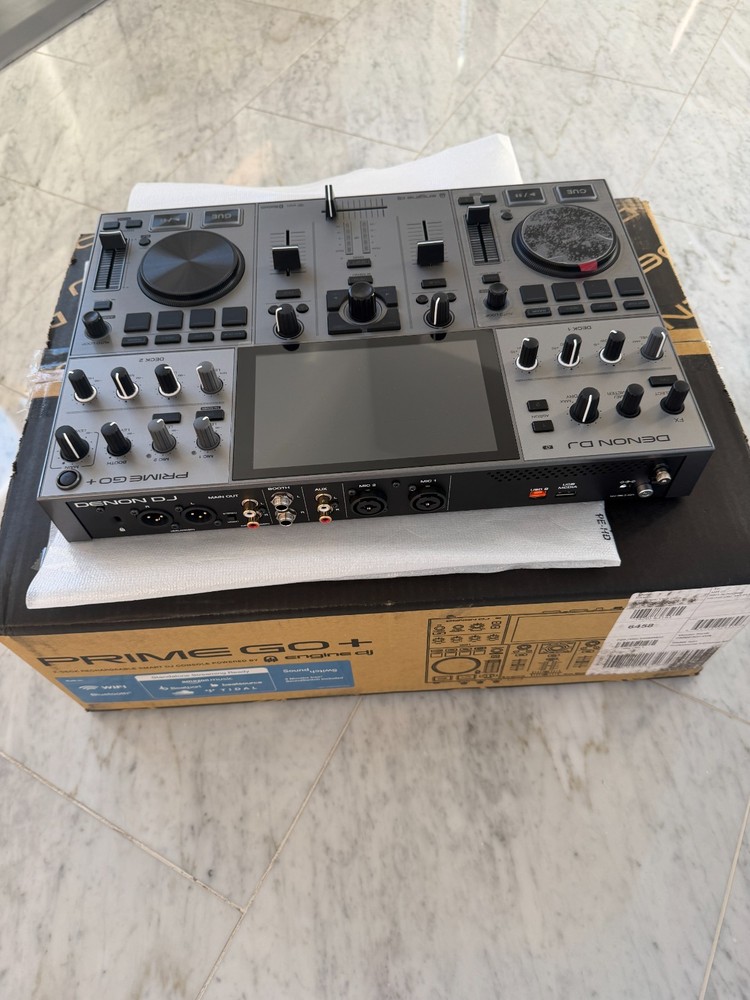 Denon DJ PRIME GO+ Portable Battery Powered Standalone 2 Deck DJ Controller