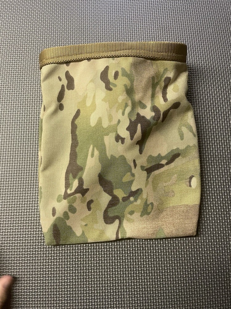 MultiCam GP Admin Pouch Open Top MOLLE Tabs Carry Handle Green Drop POUCH