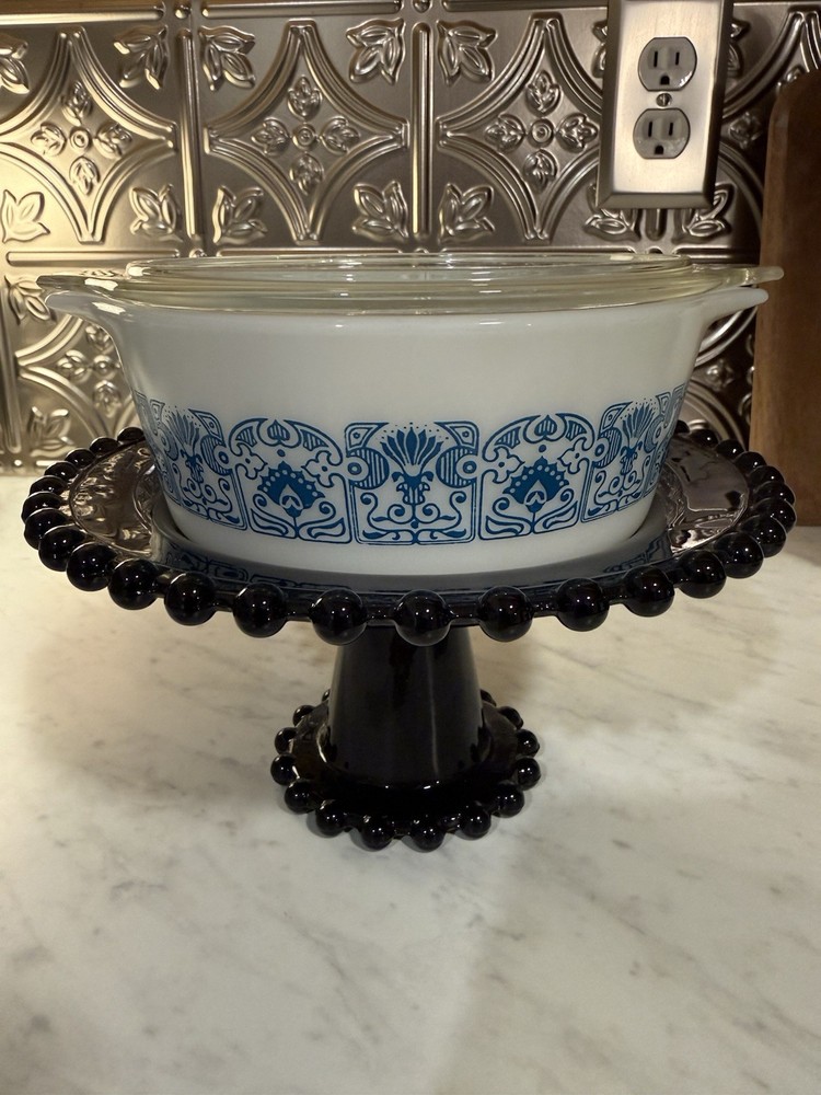 Pyrex Blue Horizon 473 And 472 With Lids